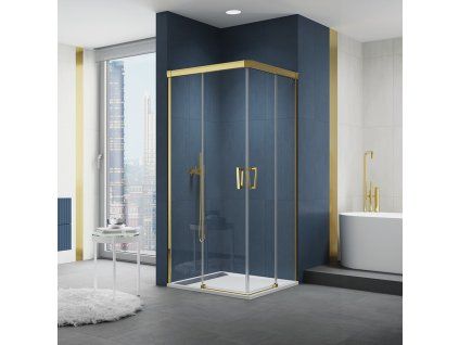 SanSwiss Ronal CADURA 80 cm levé sprchové dveře sklo Shade CAE2G0801268