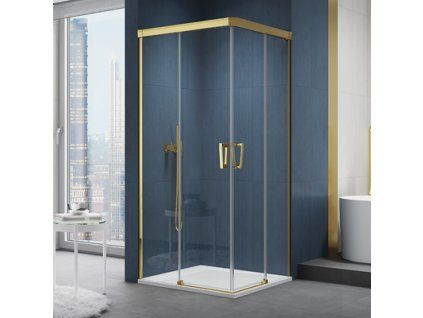 SanSwiss Ronal CADURA 80 cm levé sprchové dveře sklo Transparent CAE2G0801207