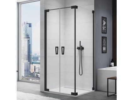 SanSwiss Ronal CADURA 100 cm sprchové dveře sklo Transparent CA2C1000607