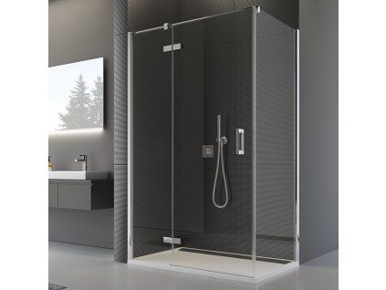 SanSwiss Ronal PUR 75 cm boční stěna sklo Durlux PUDT2P0751022