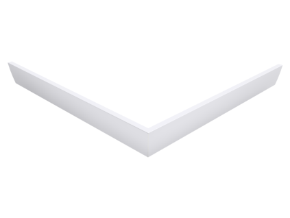Polysan Aura 80 rohový panel bílá 42812