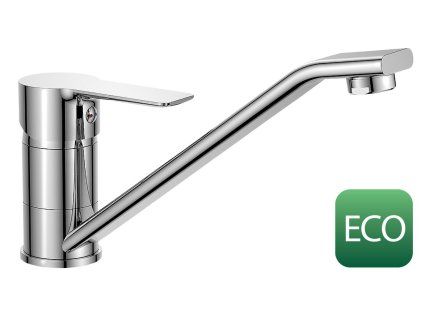 Bruckner Baron Eco dřezová baterie stojánková 6 l/min otočné ramínko chrom 612.050.12