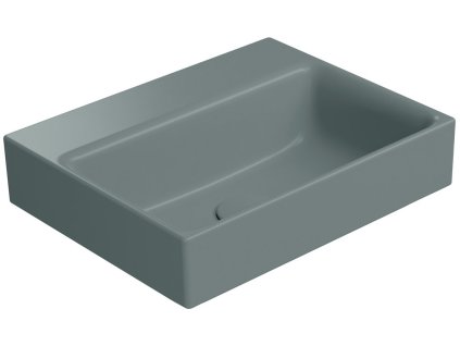 GSI Nubes umyvadlo 40 x 32 cm bez otvoru pro baterii bez přepadu keramické agave mat zelená 9684004